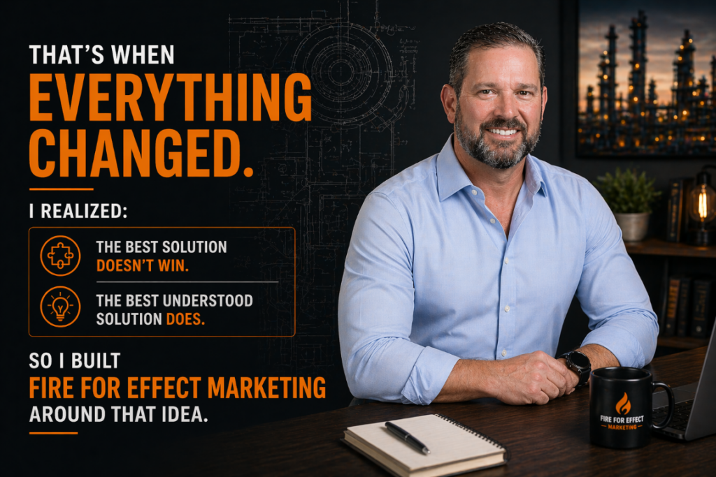 Turning point in marketing strategy showing that the best understood solution wins, leading to clearer communication and stronger business results.